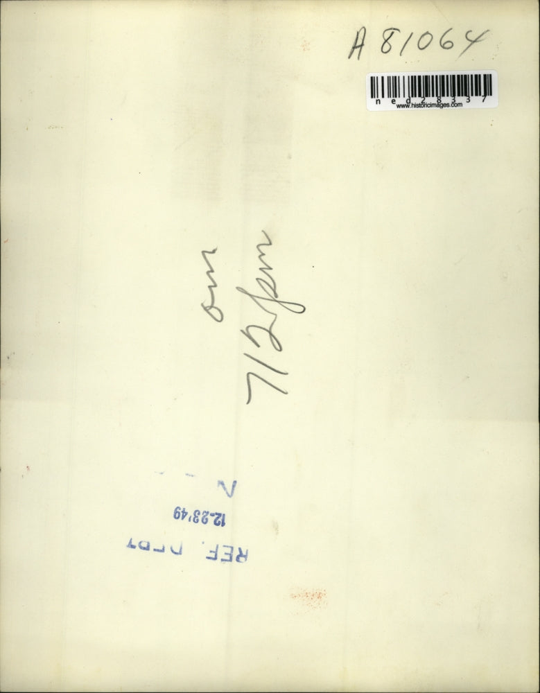 1949 Press Photo Washington O.C Furseth Officer Walter Pedan Shooting Crime