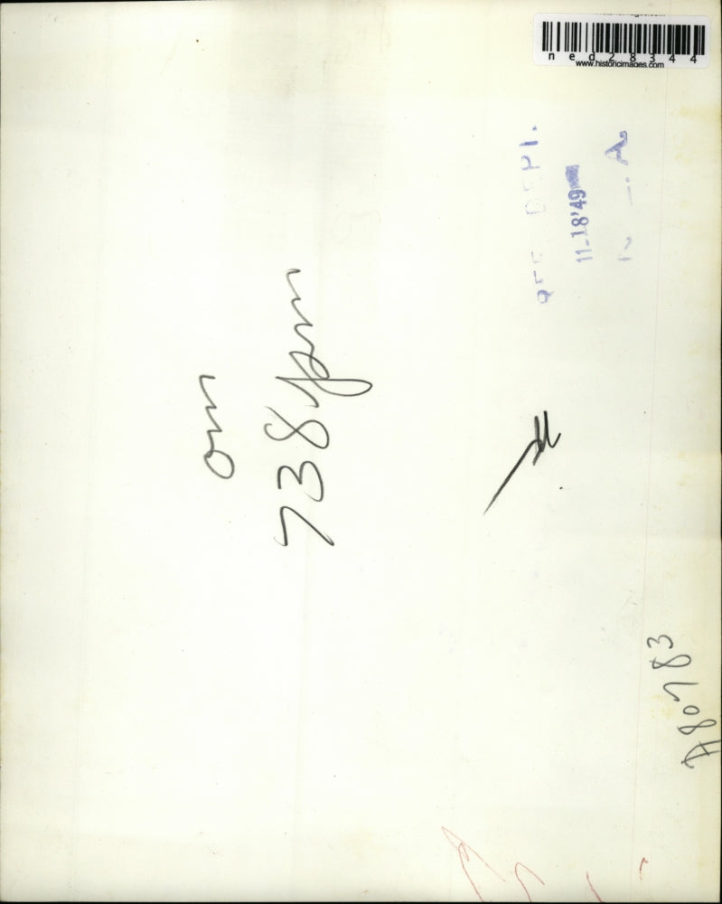 1949 Press Photo Bremerton Washington Wilford Platt mystified husband ofMargaret