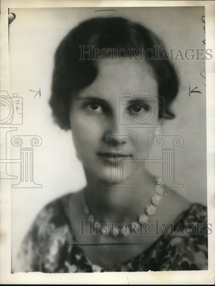 1934 Press Photo Rosanne Palmer