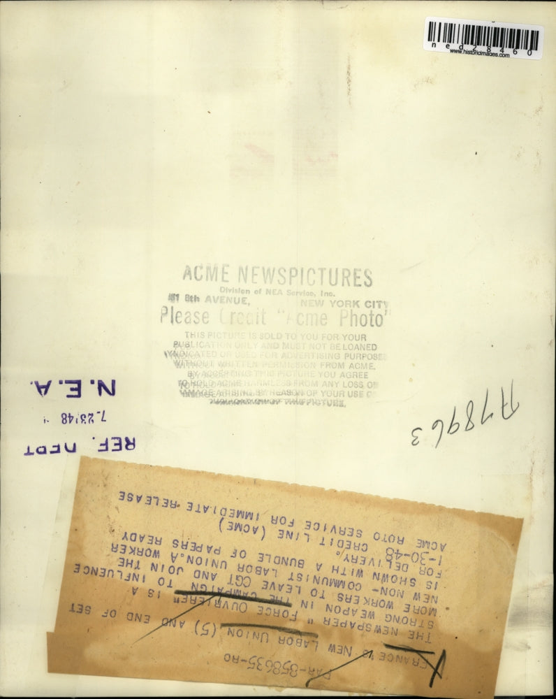 1948 Press Photo France news[a[er Force Ourvrierer is strong weapon in the