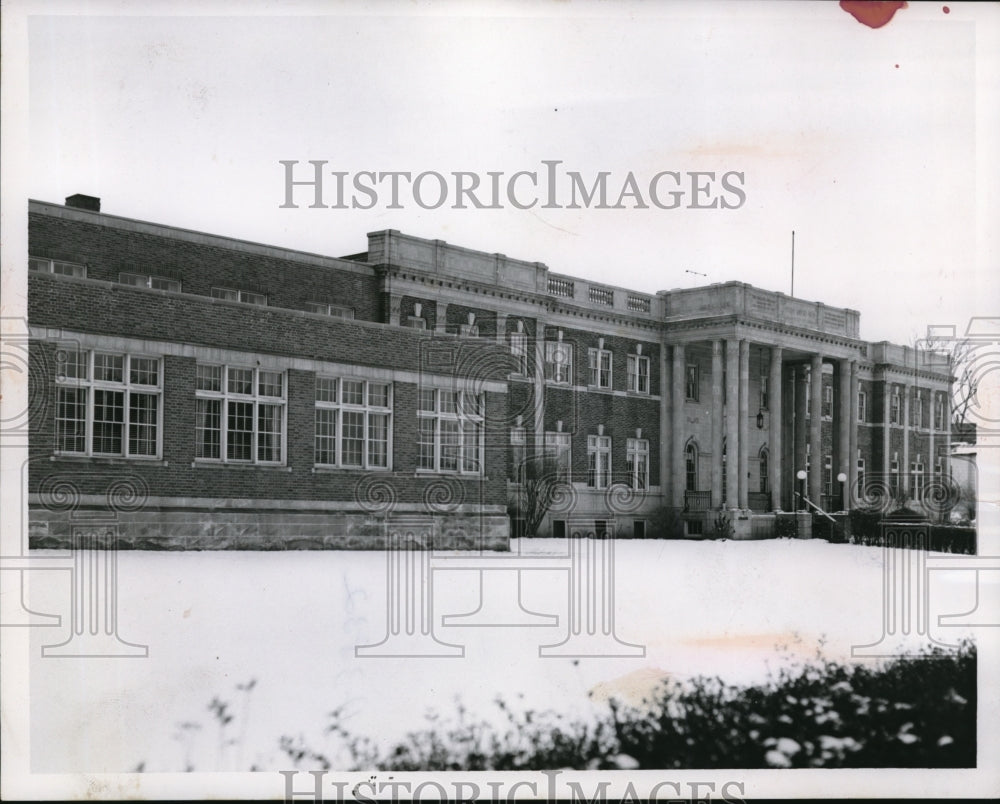 1956 Press Photo Jewish Orthodox Old Folks Home.