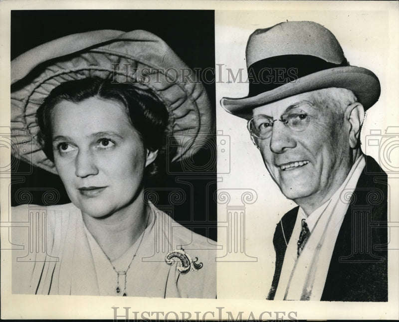 Load image into Gallery viewer, 1941 Press Photo Annabelle Adams Orton &amp; Philo A. Orton to divorce
