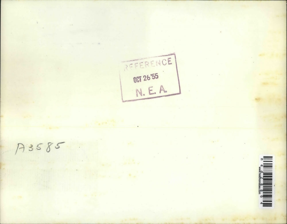 1955 Press Photo Melinda Zeigler in flood waters caused by Hurricane Ione