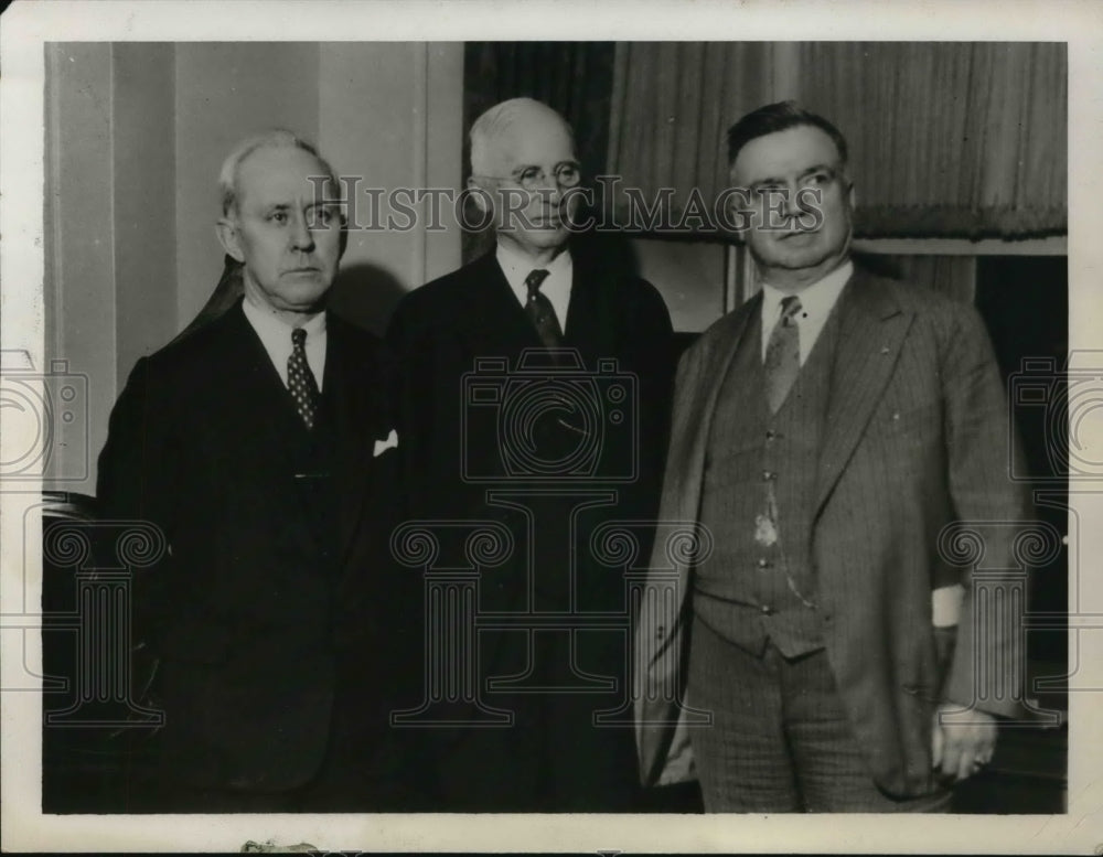 1931 Press Photo Railroad Chicago Daniel Willard Baltimore Ohio David Robertson