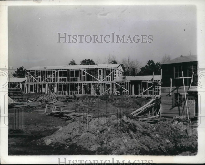 Load image into Gallery viewer, 1941 Press Photo T Meade Md one of the first defense housing projects in the
