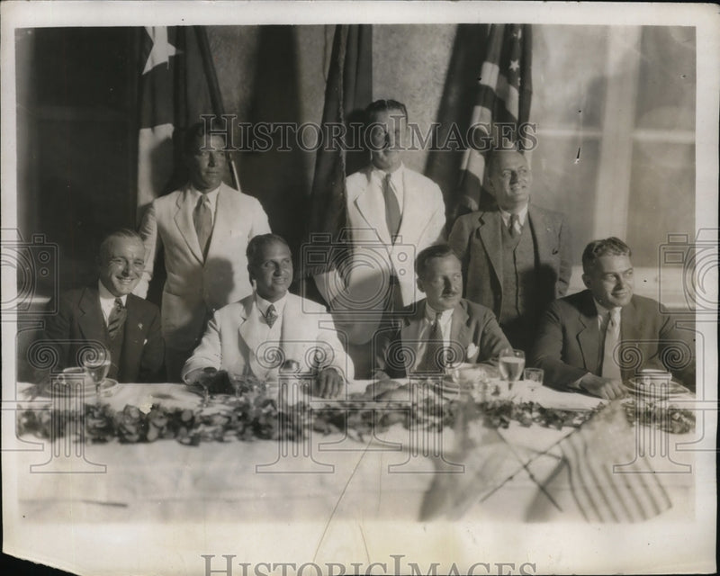 Load image into Gallery viewer, 1932 Press Photo National Commanders of the American Legion and 40 and 8 Org.
