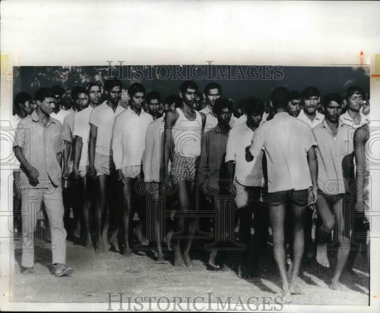 1971 Press Photo Liberation Army Troops Go Through Training Session