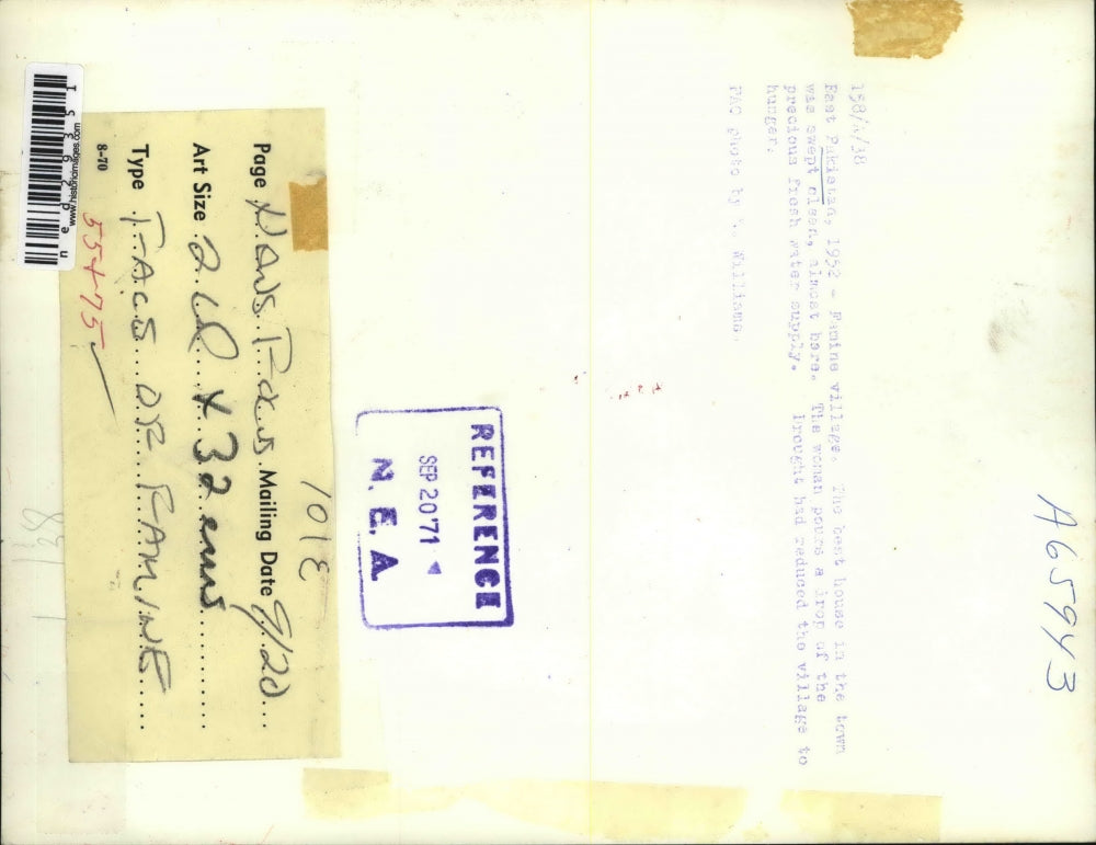 1971 Press Photo Best House In Town Swept Clean