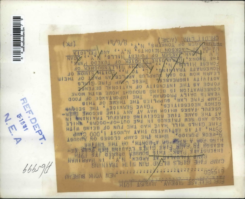 1941 Press Photo Edith Simon of of Forest Hills, NY., Dorothy Willenbucher