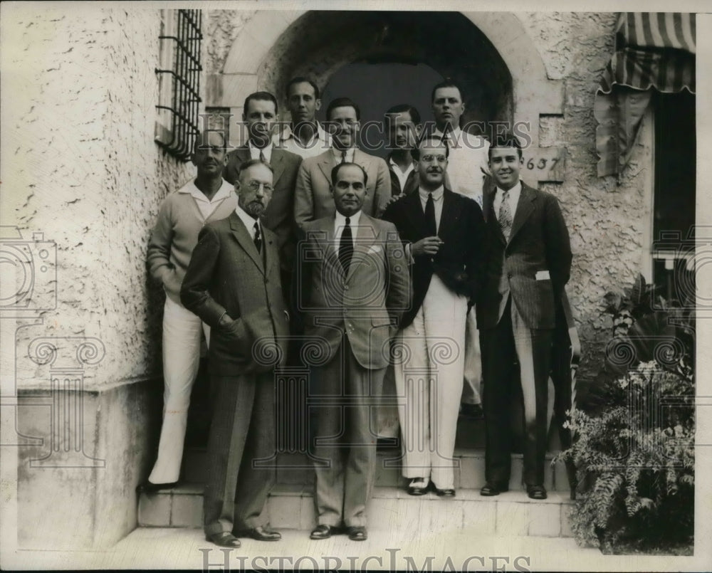 1933 Press Photo Cuban Government refugees in Florida