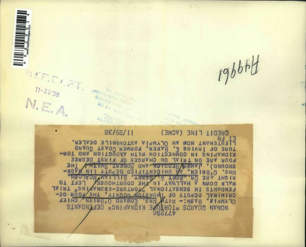 1938 Press Photo E. O'Brien, Dr. K.W. Berry, W. McAloon, J. Reddick & R. Smith