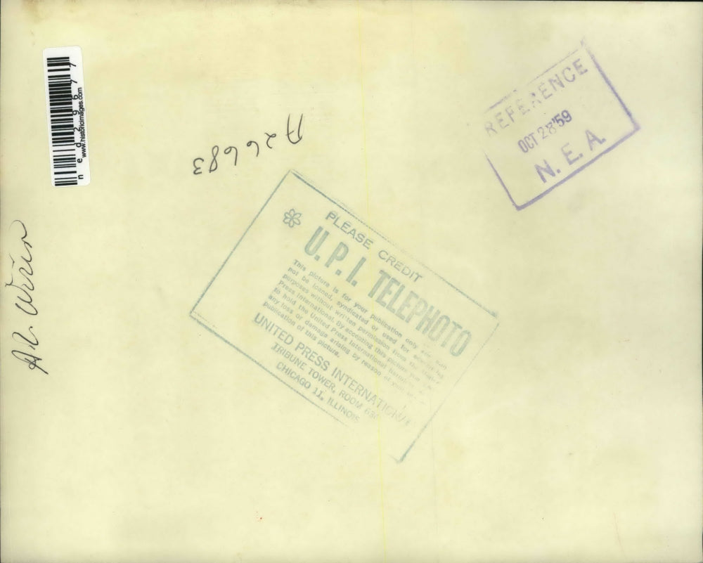 1959 Press Photo A.L. Wirin, representative of American Civil Liberties Union