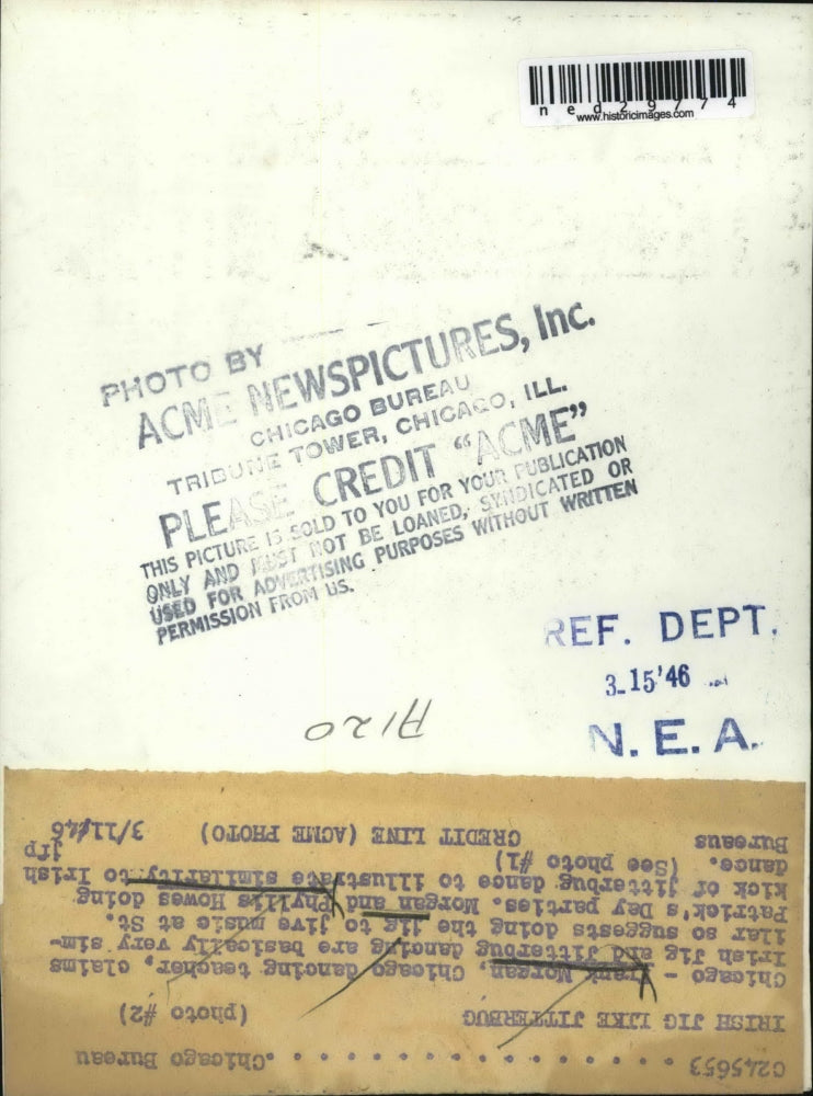 1946 Press Photo Frank Morgan and Phyllis Howes Doing