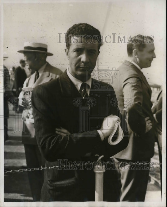 1939 Press Photo Guido Coen who took emergency flight to see dying infant