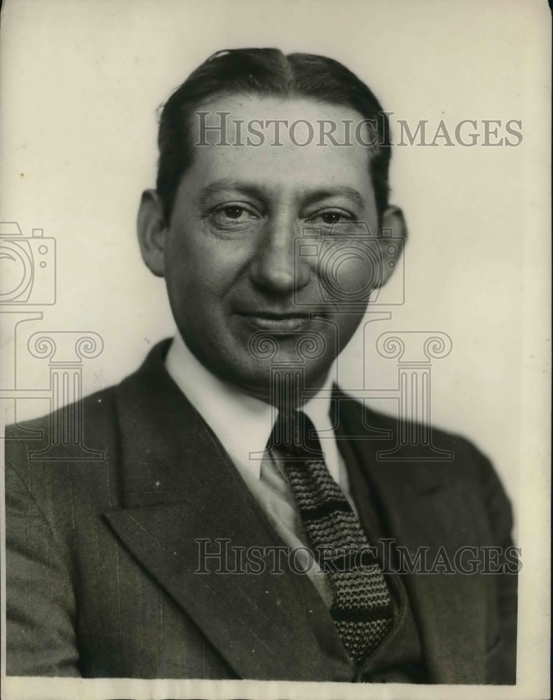 1929 Press Photo 1st phot of J Ray Akers a Washington street car conductor who