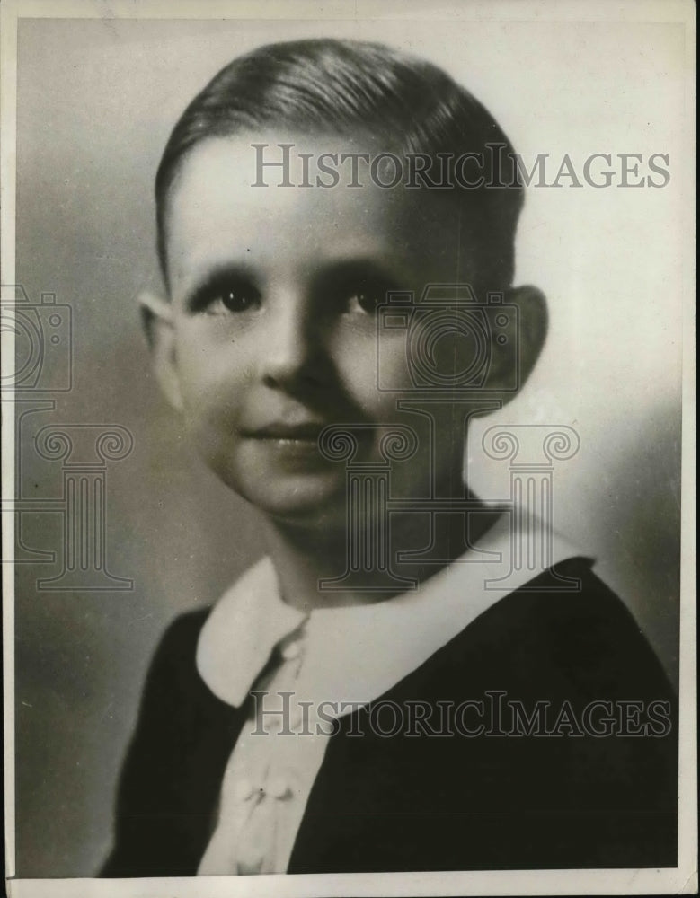 1932 Press Photo John Henry Ochsner son by Mrs Oschner