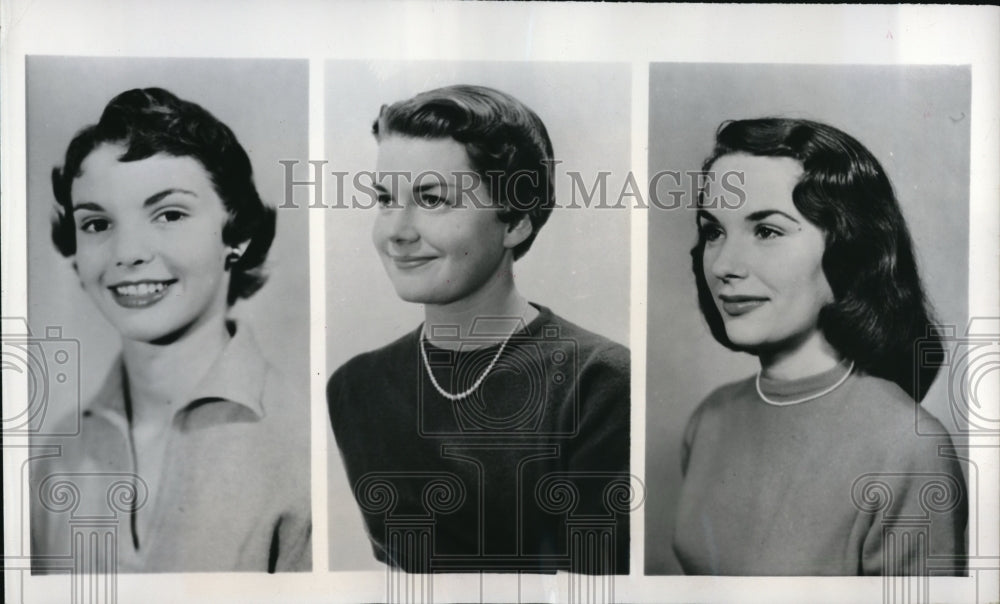 1956 Press Photo J. Dashen, J. Seward & J. Vesotsky turn down hollywood offers