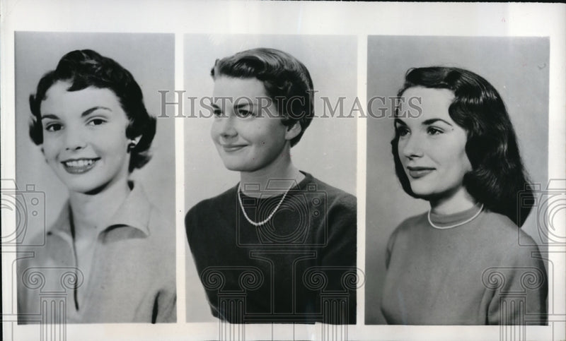 Load image into Gallery viewer, 1956 Press Photo J. Dashen, J. Seward &amp; J. Vesotsky turn down hollywood offers
