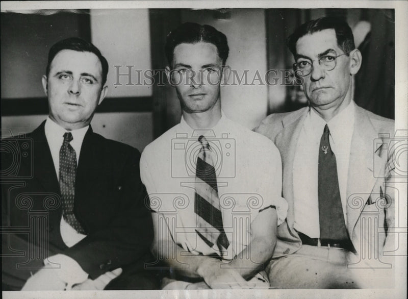 Load image into Gallery viewer, 1933 Press Photo William R. Delinski indentified by J.K. Ottley as gang leader
