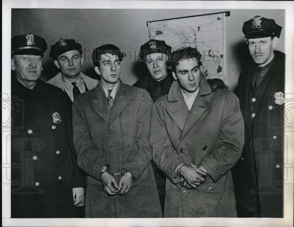 1944 Press Photo Confessed slayers Joseph Augeli and Bernard Berman