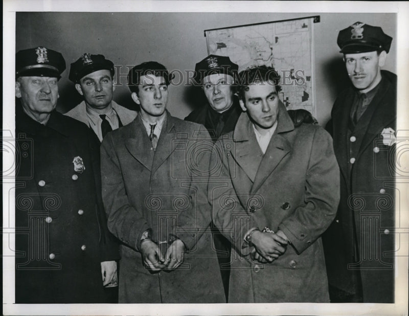 Load image into Gallery viewer, 1944 Press Photo Confessed slayers Joseph Augeli and Bernard Berman
