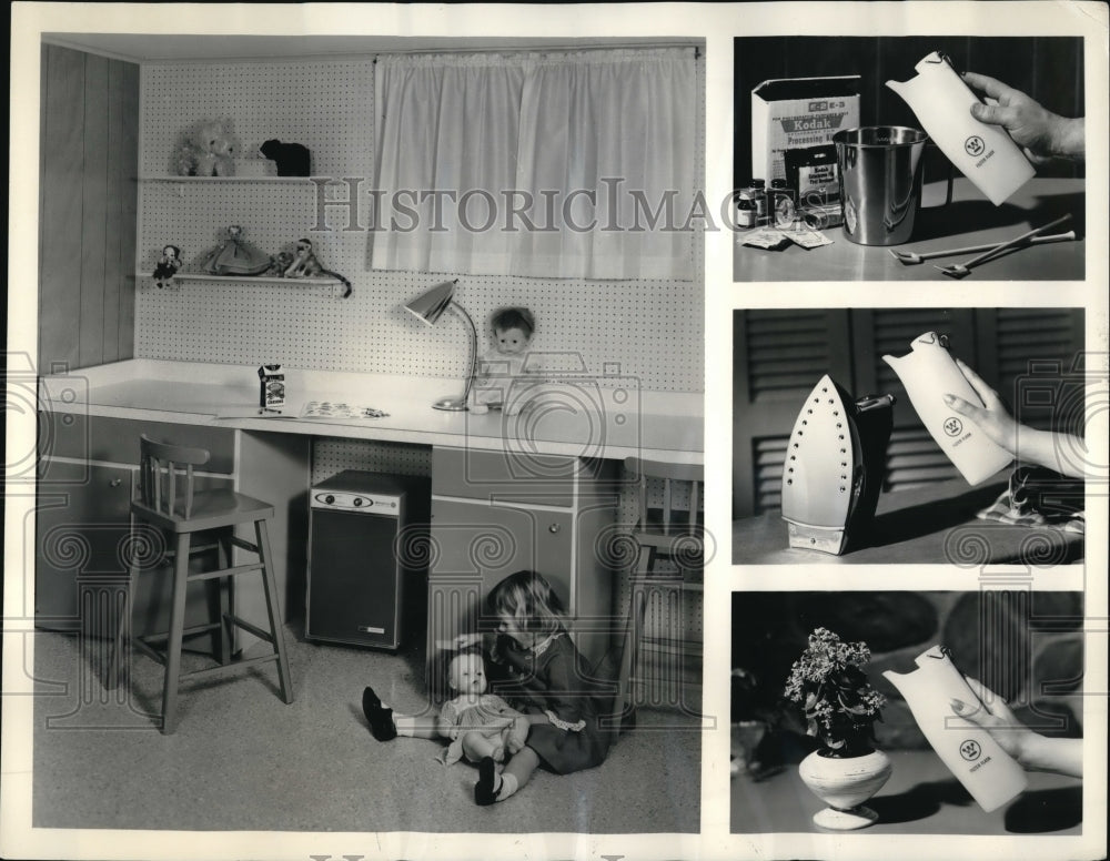 1963 Press Photo Columbus Ohio The new Westinghouse electric dehumidifier not