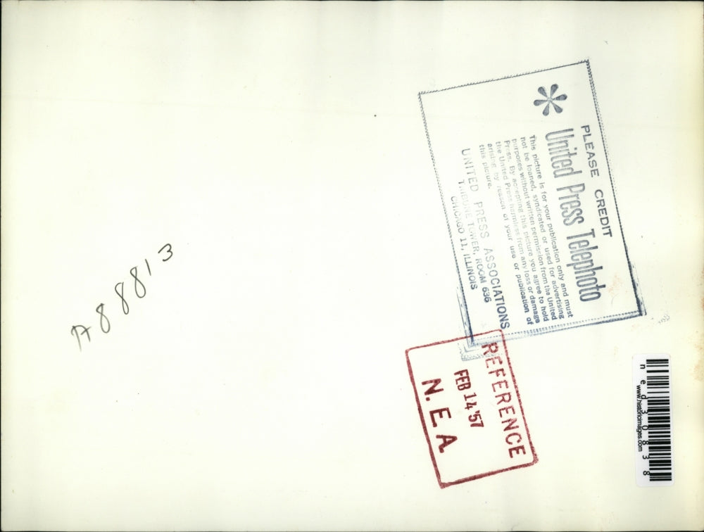 1957 Press Photo Nelson Porter And David Lee Porter Gets Interviewed