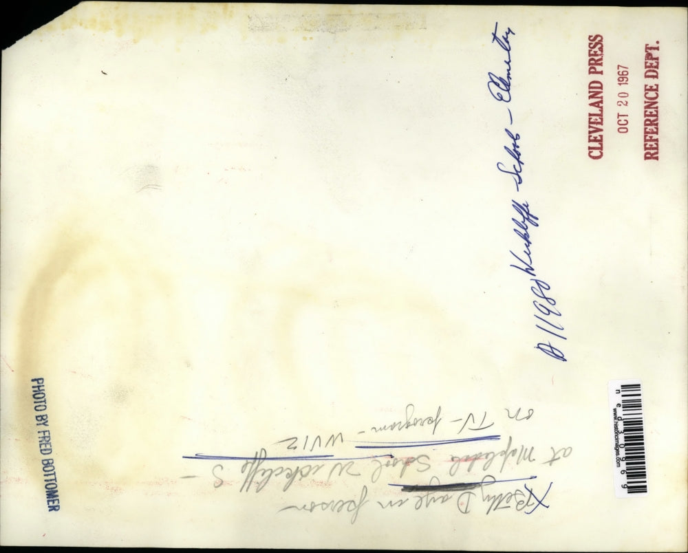 1967 Press Photo Bethy Dayein Person At Mapledsle School