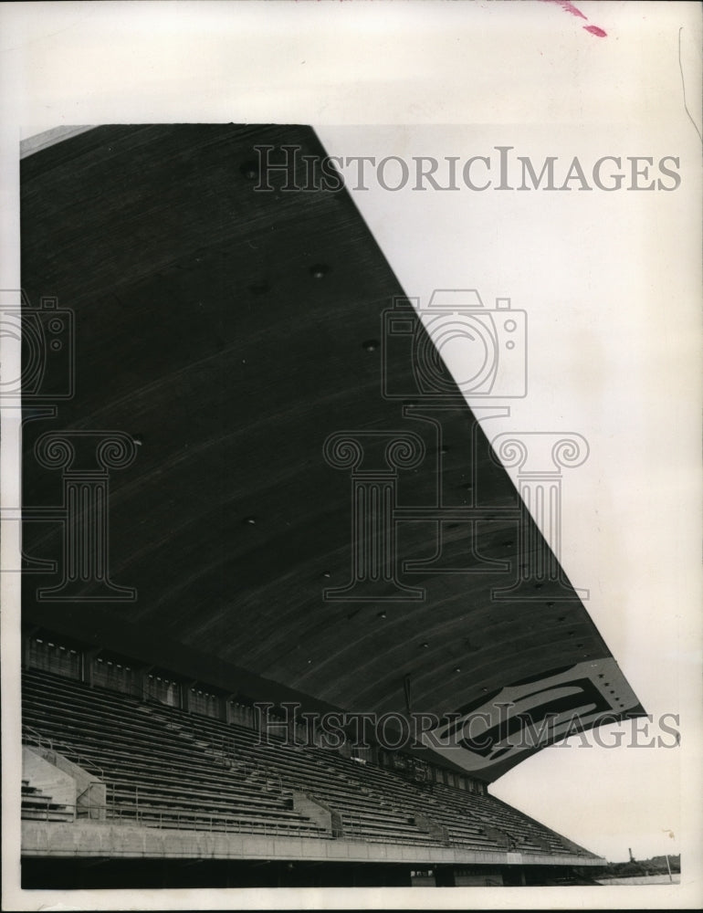 1957 Press Photo Copenhagen A Copenhagen firm has rented the concrete roof of