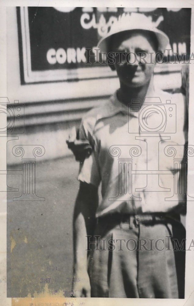 1939 Press Photo Ann Arbor Michigan Douglas Miller Norwegian Freighter Ronda