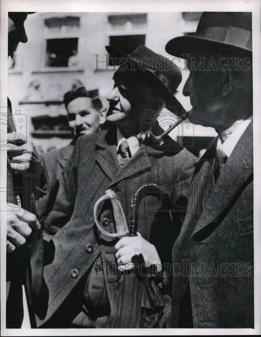 1948 Press Photo Men in Trogen Switzerland