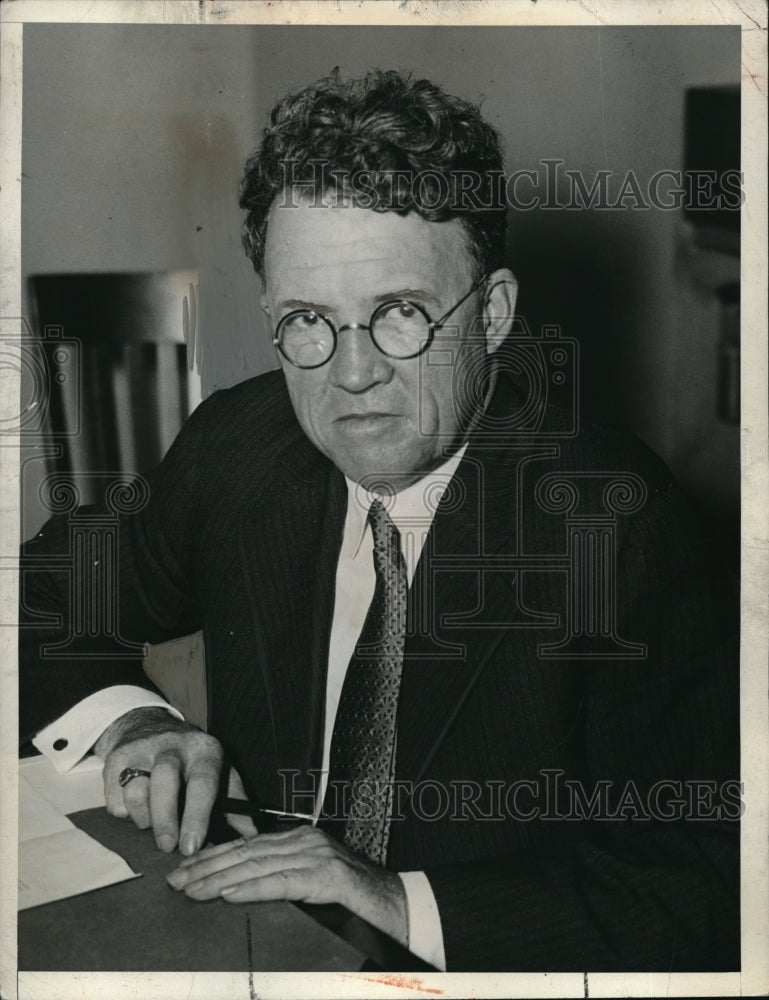 1933 Press Photo W H Davis of NYC Deputy Administrator of NRA