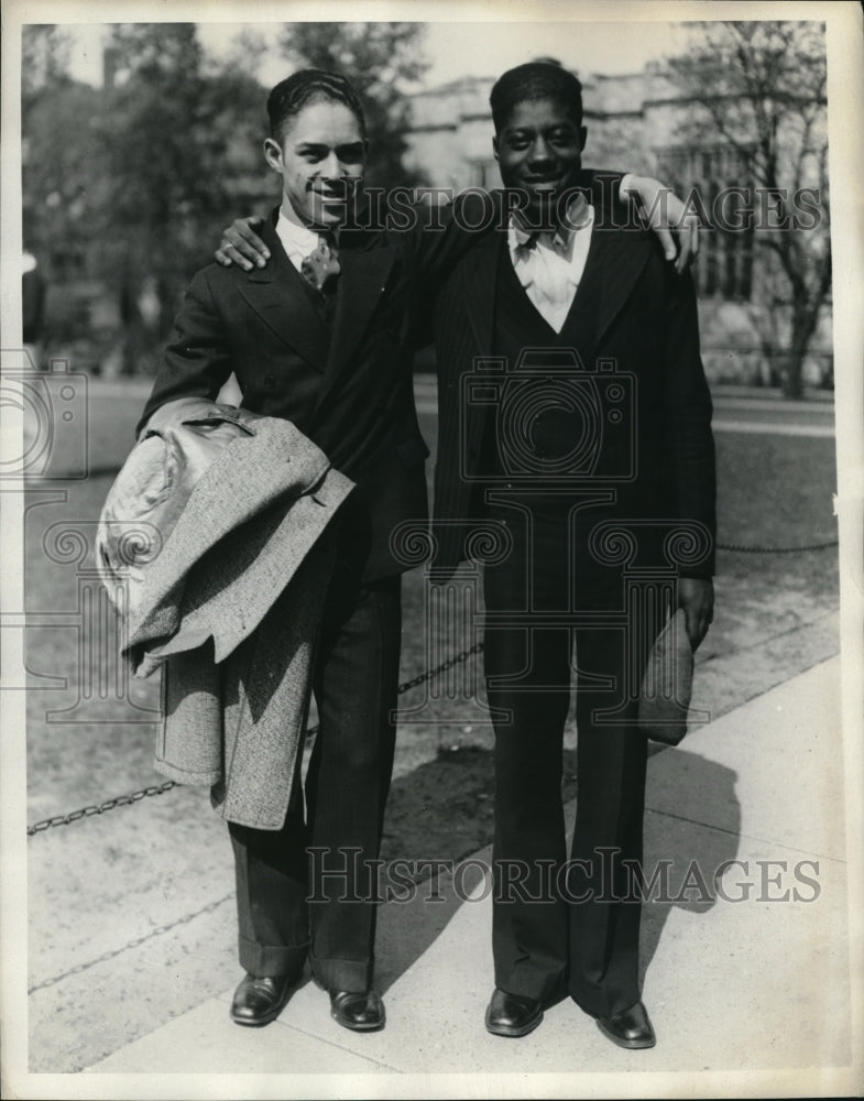 1929 Press Photo Claud H Burnsfelft and Alonza S Parkham