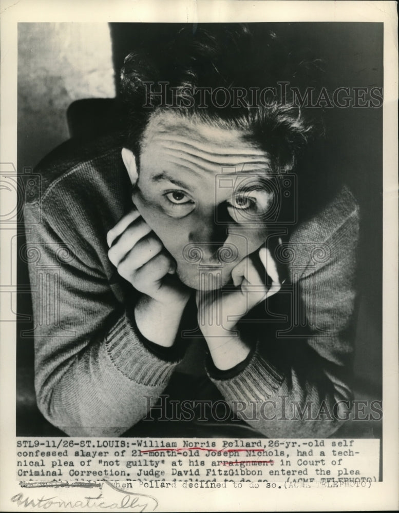 1946 Press Photo St Louis William Norris Ballard self confessed slayer of Joseph