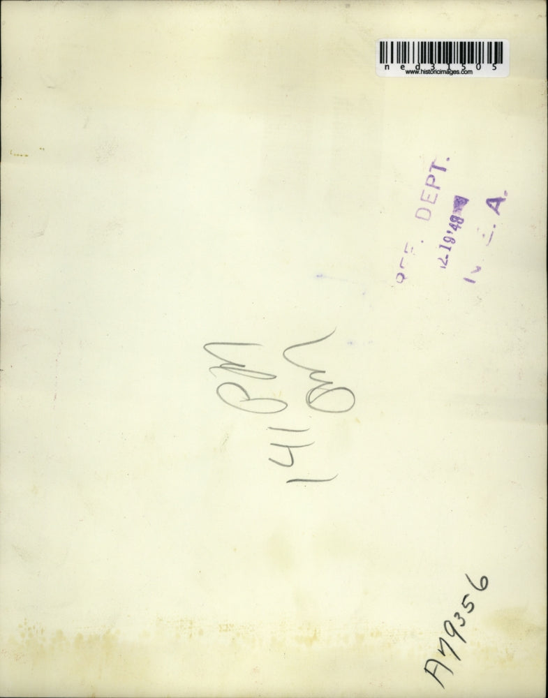 1948 Press Photo St Louis Mrs May Pollard of Cincinnati is here to comfort her