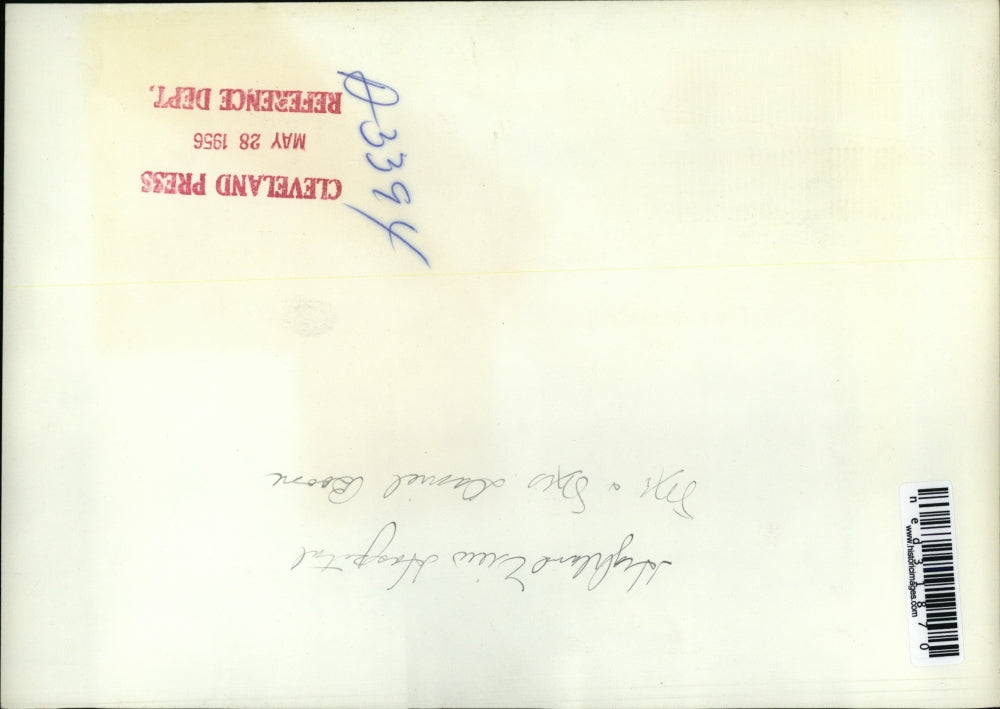 1956 Press Photo Highland View Hospital Mr & Mrs Daniel Boone