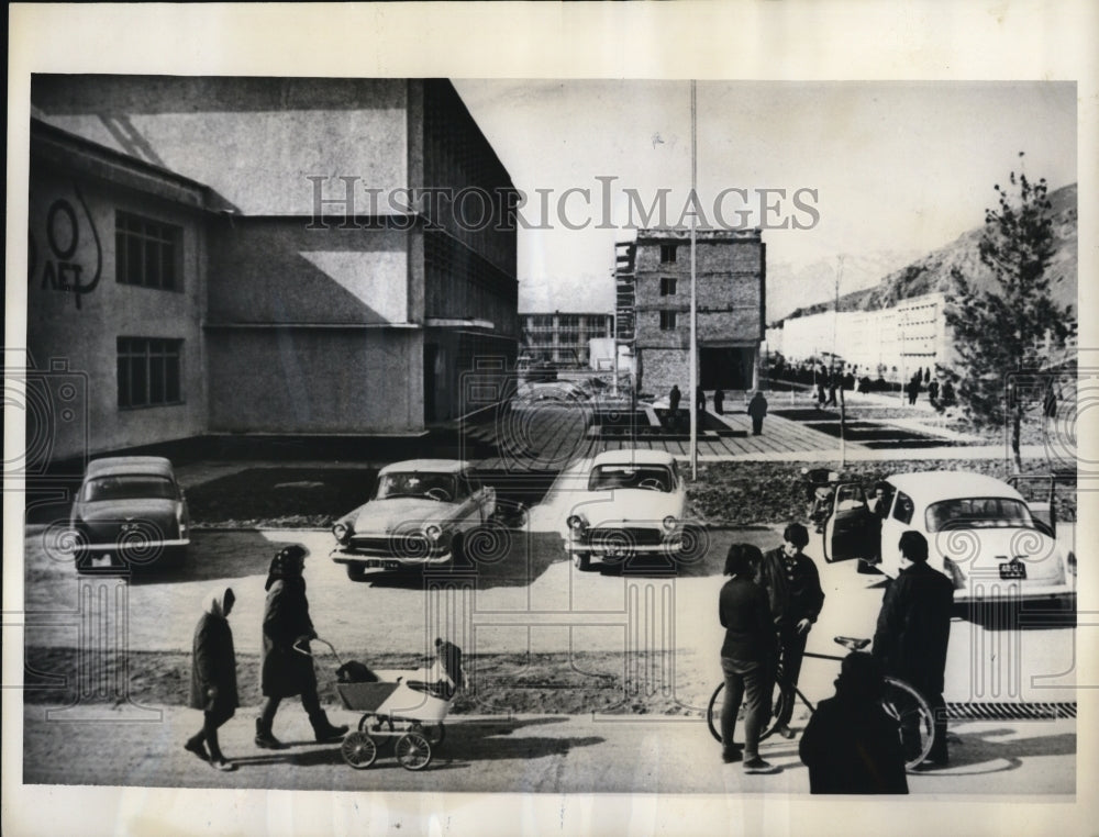 1970 Press Photo Murek Tajikistan a city is growing at Murek location of Hydro
