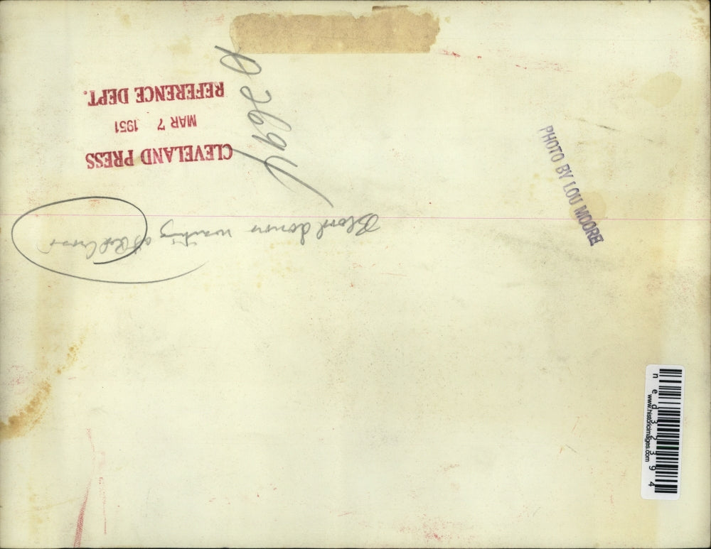 1951 Press Photo Blood Donors Waiting at Red Cross