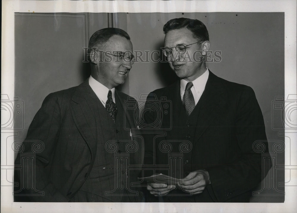 1938 Press Photo Washington DC Social Security Advisory Council discusses