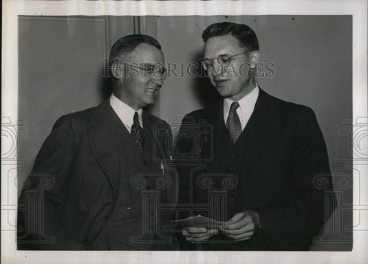 1938 Press Photo Washington DC Social Security Advisory Council discusses