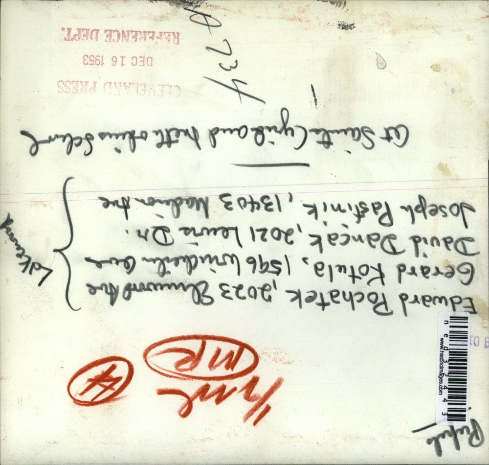 1953 Press Photo Students of Saints Cyril and Methodius School