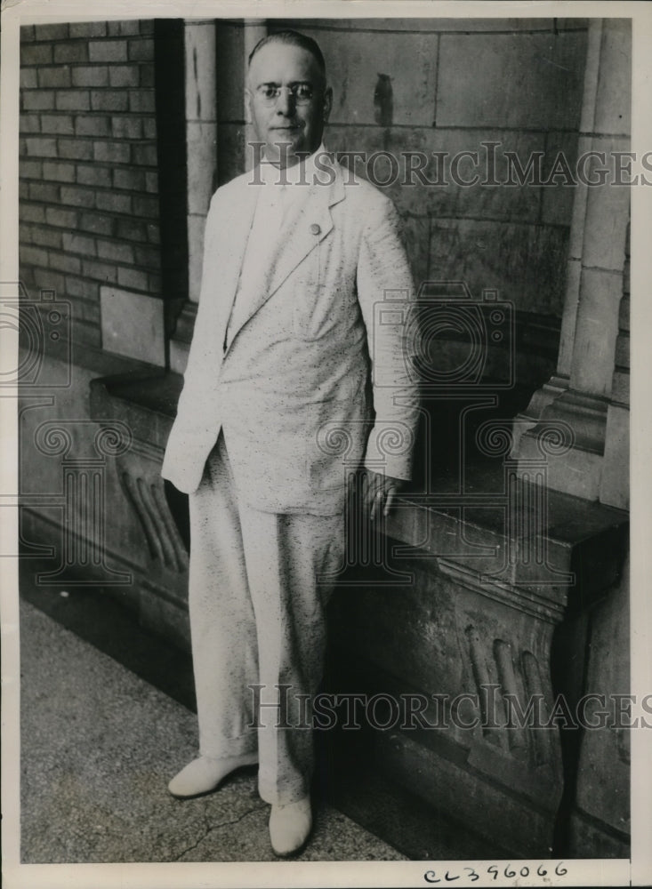 1937 Press Photo In lead of moderator of Presbyterian church William Hiram