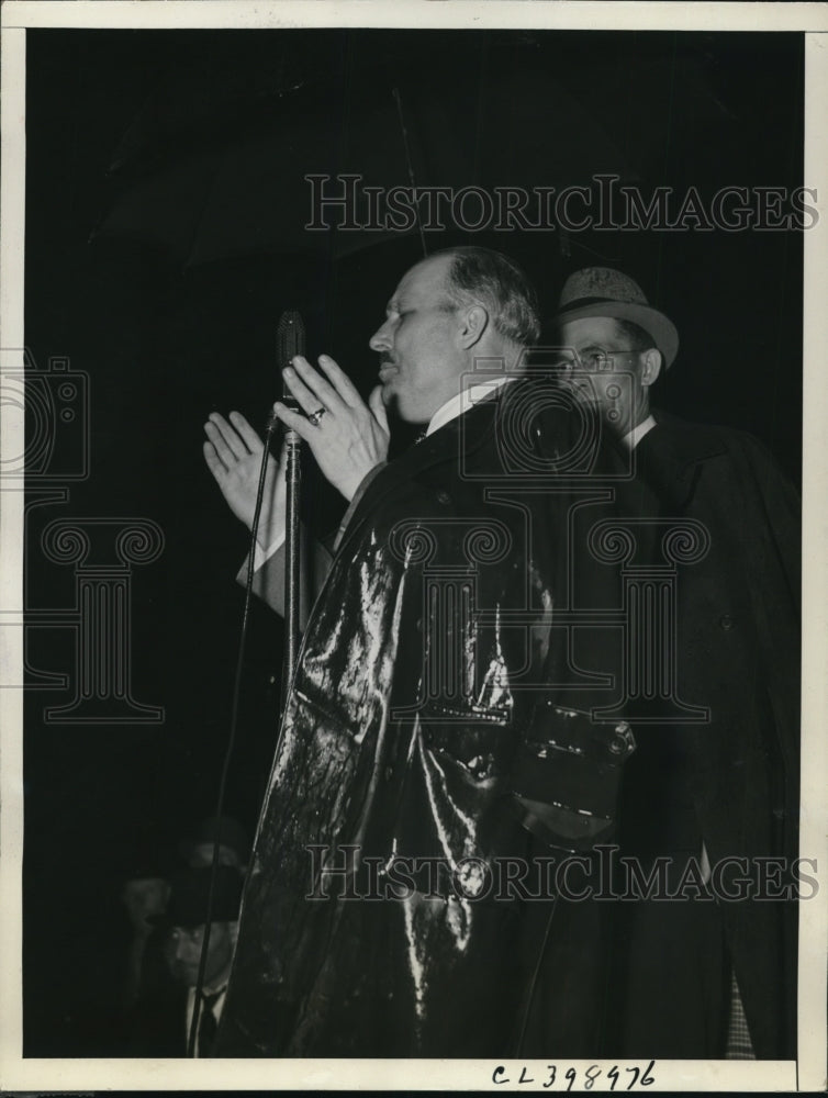 1937 Press Photo John Owens President of the Ohio Mine Workers and State