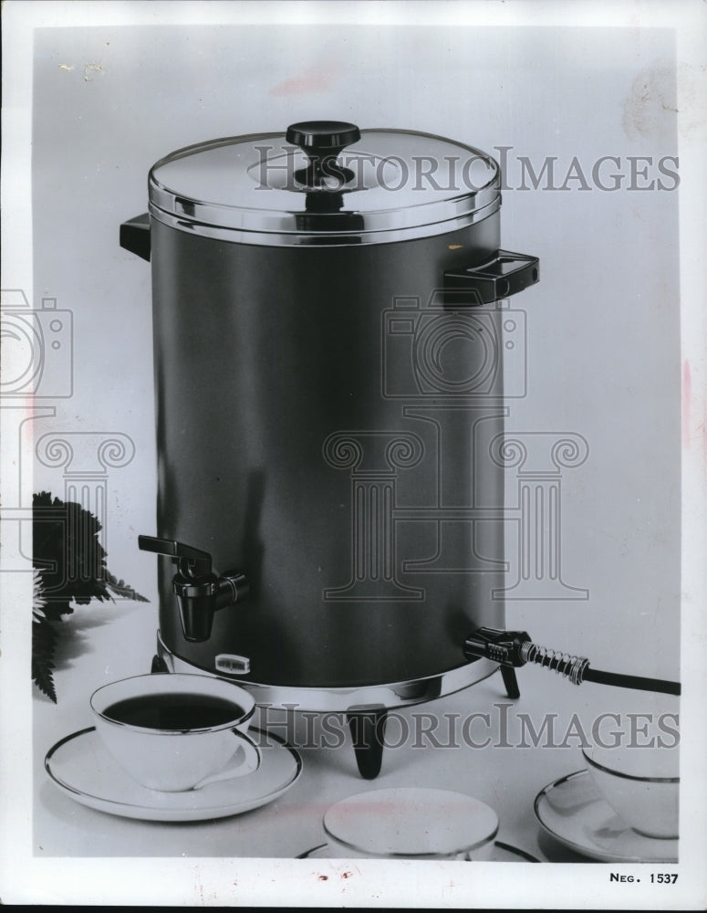 1965 Press Photo Coffee maker