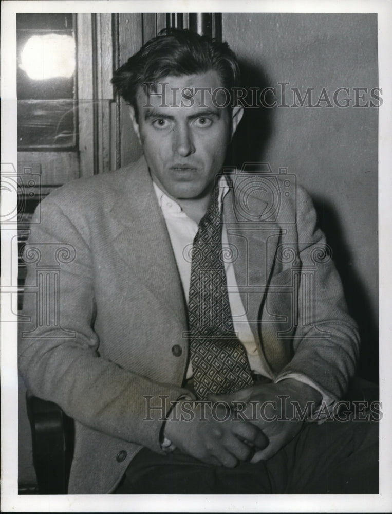 1941 Press Photo Raymond Epperson one of three involved in hold up