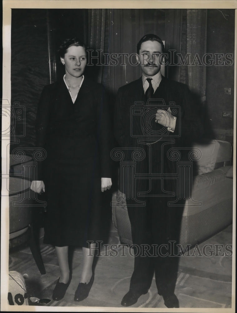 1938 Press Photo Lord and Lady chichton-Stuart