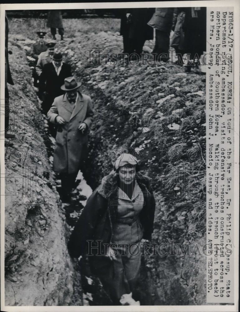  1950 Press Photo Dr Philip Jessup, state department roving ambassador- Historic Images