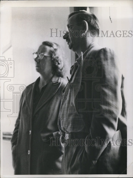 1952 Press Photo Mr and Mrs Robert Schubring