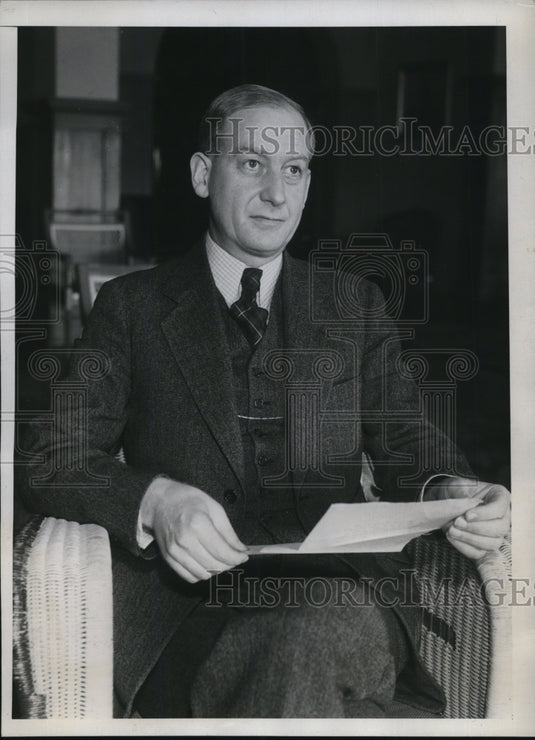 1934 Press Photo Dr. Robert Gordon Sproul, President of University of Calif.