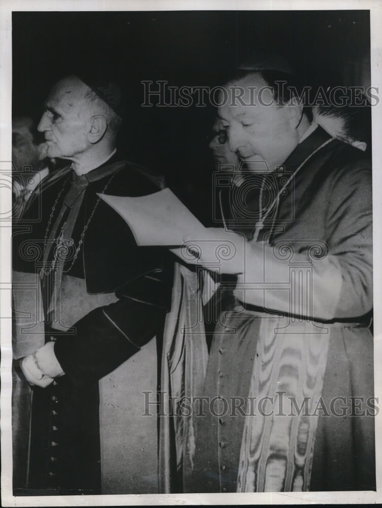 1945 Press Photo South AMericans Cardinals Juan Cardinal Guevara
